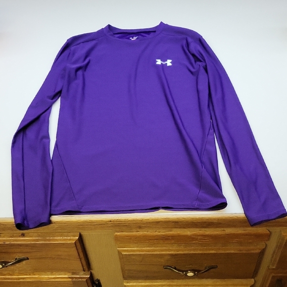 Under Armour Vibrant Purple Crew Neck Shirt - Picture 3 of 6